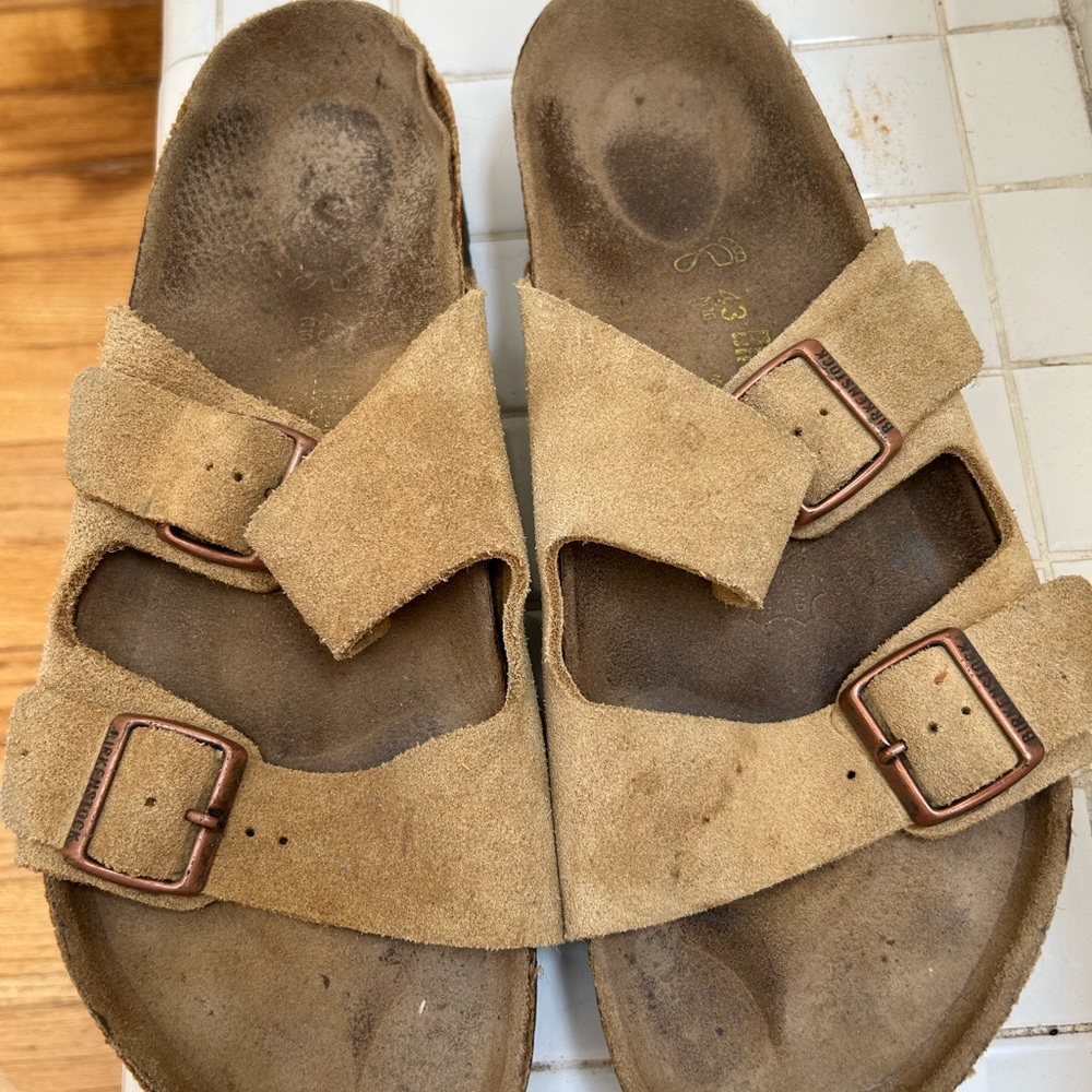 Birkenstock Tan Suede Sandals